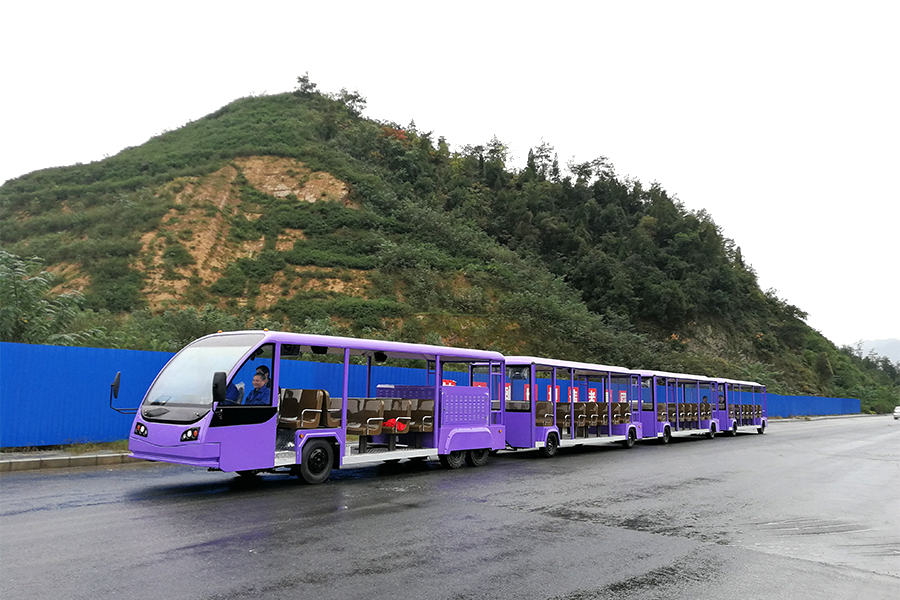 電動(dòng)II型敞開(kāi)式帶拖掛區(qū)間觀光車(chē)